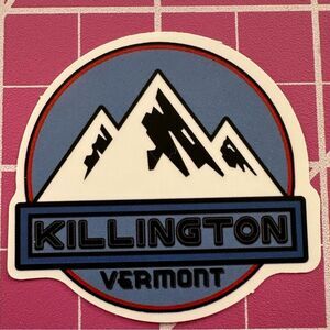 💜13/$13 +Bundle Sticker Sale | Travel Killington Vermont Waterproof Sticker